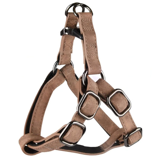 Harness with Neoprene Step&Go Brown Delu – Flamingo